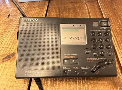 Sony ICF - SW7600G  Receiver - Image 1 of 4