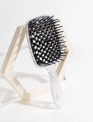 Cepillo desenredante Lixera blanca premium para desenredar cabello rizado eliminar enredos Foto 1 de 4