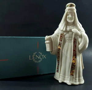 Lenox China Jewels Nativity Christmas Figurine 1994 King Melchior Wiseman w Box - Picture 1 of 10