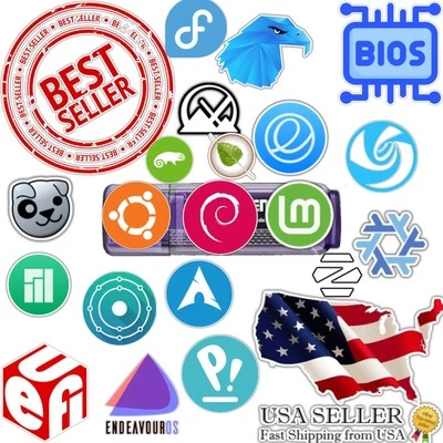 64 GB USB 3.0 Multi-Boot Powerhouse – 18 Premium Linux Distros • Live + Persiste - Image 1 of 4