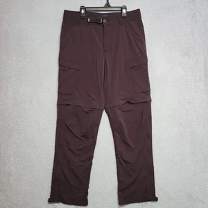 REI Co-op Pants Mens 30x30 Burgundy Sahara Convertible Cargo Relaxed Outdoor - Picture 1 of 15