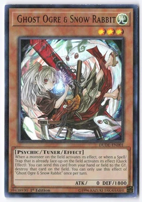 Ghost Ogre & Snow Rabbit Ultra Rare Duel Devastator DUDE-EN001 MP - Image 1 of 2