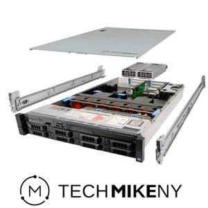Dell PowerEdge R730 Server 2x E5-2680v3 2.50Ghz 24-Core 128GB 2x 2TB H330 Rails - Picture 1 of 5