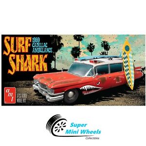 AMT Surf Shark 1959 Cadillac Ambulance 1:25 Model Kit - AMT1242