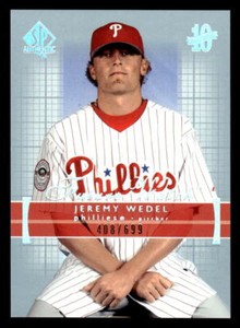 2003 SP Authentic #213 JEREMY WEDEL Rookie SP #d /699! PHILLIES