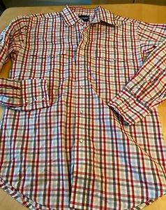 CAMICIA WESTERN UOMO WRANGLER PLAID PEARL SNAP LS TAGLIA L  - Foto 1 di 6