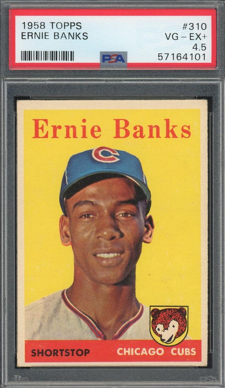 1958 Topps #310 Ernie Banks PSA 4.5 *4101