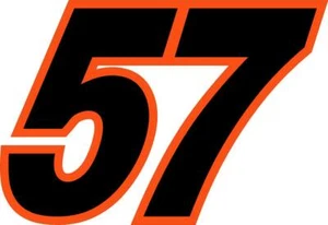 NUEVO PARA 2019 - #57 Calcomanía adhesiva Kyle Larson Sprint Car Racing - SM a XL - Imagen 1 de 2