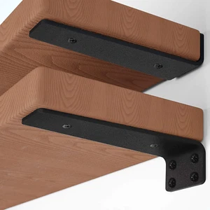 Floating Shelf Bracket 6 Inch of 4 Pack Heavy Duty Shelf Brackets Brackets for S - Picture 1 of 12
