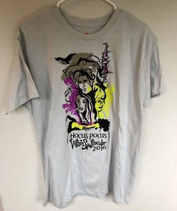 Mickey's Not So Scary Halloween Party 2016 Hocus Pocus Villains Large L Shirt - Picture 1 of 5