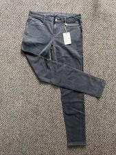 Lacoste X Earnest Sewn Women's Harlan 392 Grey Jeans Made in U.S.A SIZE 30 $185