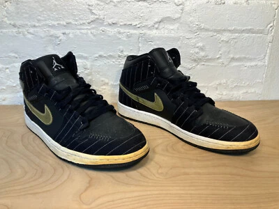 Talla 11 - Air Jordan 1 Retro Barons - Fuera - Original Foto 1 de 4