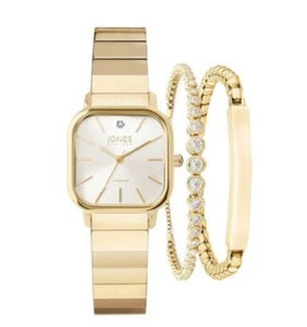 Jessica Carlyle Women's Gold-Tone Analog Watch & Bracelets Gift Set - Picture 1 of 1