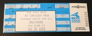 Eddie Murray Grand Slam Full Mint Unused Ticket 1985 White Sox vs Baltimore - Picture 1 of 2