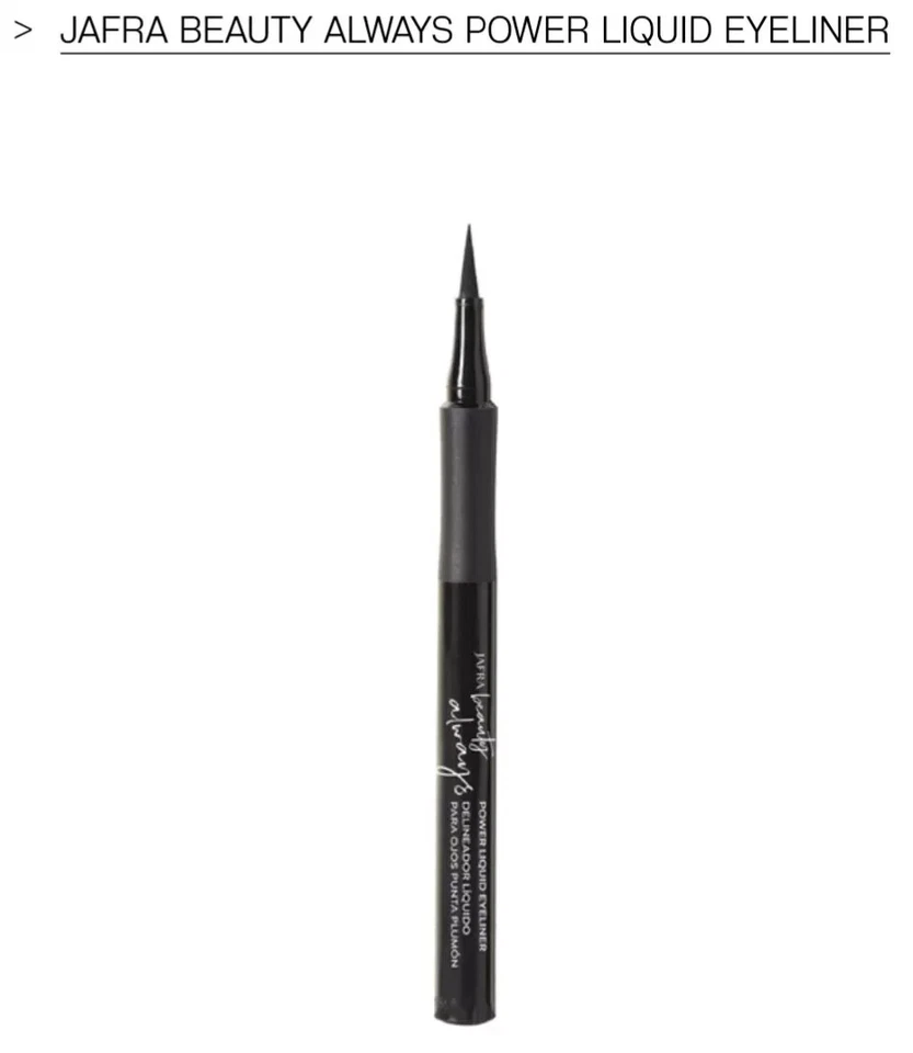 Delineador de ojos líquido JAFRA 12 Horas Midnight Black Power precio de venta sugerido por el fabricante 19,00 USD Foto 1 de 4