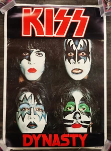 🔥Póster álbum vintage Dynasty KISS Aucoin 1979 CEE - Imagen 1 de 5