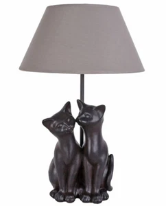 Table lamp kitten lamp cats table lamp cat figurine bedside lamp light - Picture 1 of 5