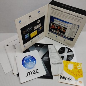 Apple Mac OS X 10.4 Tiger (Retail) Full Version for Mac Excellent iWork Receipt
