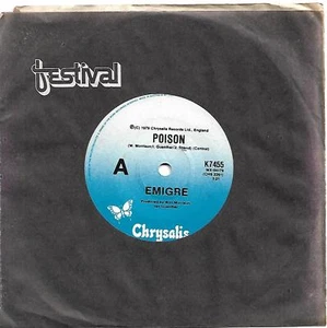 Emigre Poison Australian pressing 45 record (1979) - Picture 1 of 1