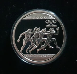MDS GRIECHENLAND GREECE 1.000 DRACHMEN 1996 PROOF "100 JAHRE OLYMPIA", SILBER - Bild 1 von 2