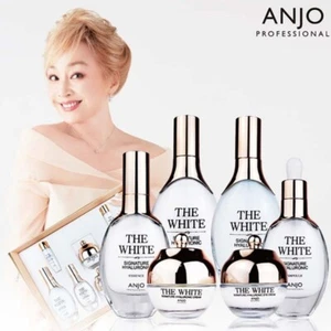 ANJO The White Signature Hyaluronische Hautpflege 6er-Set Faltenaufhellung - Bild 1 von 9