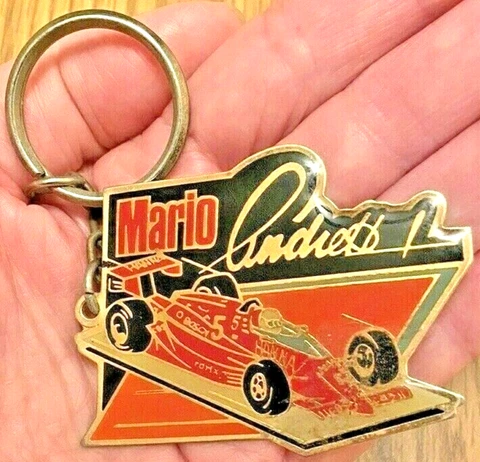 Indy Race Car #5 Keyring-MARIO ANDRETTI Keychain-Hanna-Indy Car Racing Cover