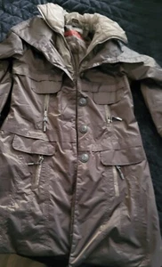 Sportalm edle Übergangmantel Jacke TOP Gr. 40 Jacke Mantel braun schimmer - Bild 1 von 19