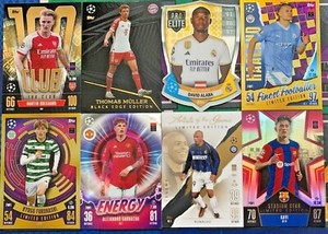 MATCH ATTAX 2023/24 2024 CHAMPIONS LEAGUE  LIMITED EDITION  100 CLUB  BLACK EDGE