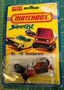 RARE Matchbox Superfast Red No.18 Hondarora DEN6013 - Picture 1 of 4