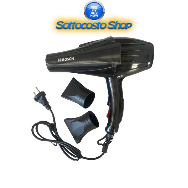 ASCIUGACAPELLI BOSCH LEGGERISSIMO 3 MODALITA' FILTRI INCLUSI ALTA POTENZA - Bild 1 von 1