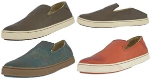 OLUKAI MUESTRA 20263 ZAPATOS DESLIZANTES DE CUERO KAILUA CONVERTIDOS A DESLIZANTES EE. UU. 7 - Imagen 1 de 22