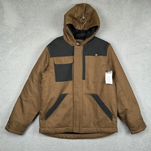 Dickies Coat Mens Medium Brown DuraTech Renegade Flex Duck Jacket Work $130 - Picture 1 of 12