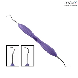 McCall 17/18 Sickle Scaler Curette – Strumento parodontale dentale impugnatura in silicone - Foto 1 di 3