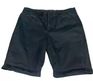 JM Collection Black Shorts Women Size 18 Stretch Waist Cotton Blend High Rise - Picture 1 of 3