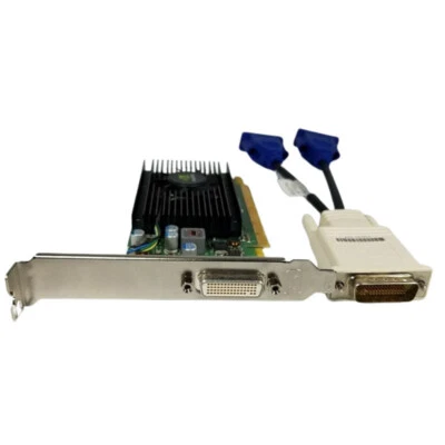 NVIDIA NVS 300 Dell OptiPlex 3010 7010 9010 Dual VGA Monitor Video Card Win 10 - Image 1 of 4