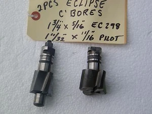 2- PCS-ECLIPSE - MIXED -  MACHINIST  COUNTERBORES -  6 flt.  - Picture 1 of 2