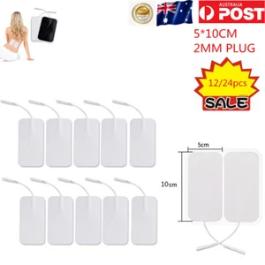 6-24X 5*10CM Machine Massagers Replacement Electrode Pads Self-Adhesive TENS PAD - Picture 1 of 11