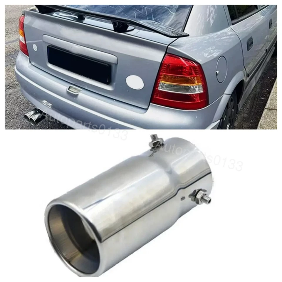 For Volvo S40 S60 S70 Car Exhaust Pipe Tip Rear Tail Throat Muffler Stainless - Image 1 of 4