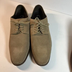 Cole Haan Colton Oxford Shoes Men's 10 M Tan Suede Derby Lace Up - Picture 1 of 12