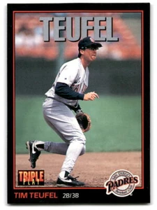 Tim Teufel 1993 Triple Play #183 San Diego Padres BASEBALL - Picture 1 of 2
