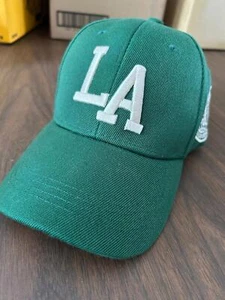 Green LA strap back hat - Picture 1 of 7