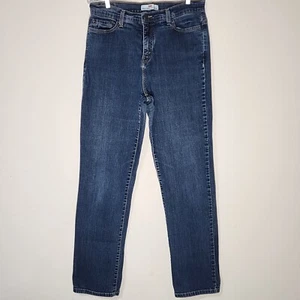Levis 512 Jeans Sz 16M Perfectly Slimming Straight Cut Dark Stretch Blue - Picture 1 of 13
