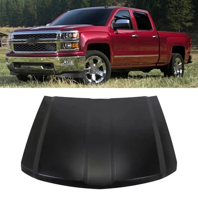 Fits 2014 - 2015 Chevrolet Silverado 1500 New Hood Steel Panel - GM1230451 Foto 1 de 4