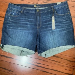 KUT FROM THE KLOTH KATY BOYFRIEND SHORTS 22W NWT - Picture 1 of 10
