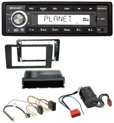 Continental USB 1DIN AUX DAB MP3 Autoradio für Audi A3 8P 03-06 Symphony Bose Ak - Bild 1 von 4