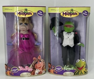 Muppets Kermit & Miss Piggy Porcelain Dolls By Brass Key 25 Years 2006 Frog Pig - Picture 1 of 12