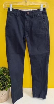 Abrecrombie Niños Niños 7/8 Regular Clásico Chino Negro 4 Bolsillos Foto 1 de 4