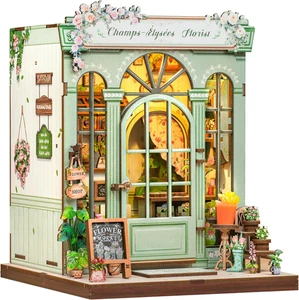 Book Nook Kit Con Luci LED – Modellino Casa Delle Bambole 3D, Decorazione per Li - Foto 1 di 12