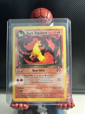 Dark Rapidash 1st Edition 1999 Base Set Pokemon Team Rocket  - Image 1 of 2