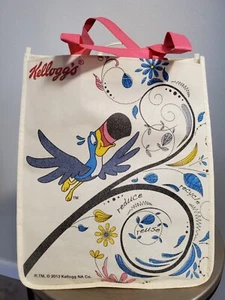 Kellogg's Froot Loops Toucan Sam Tote Bag 2013 Reusable Polypropylene Fabric - Picture 1 of 8